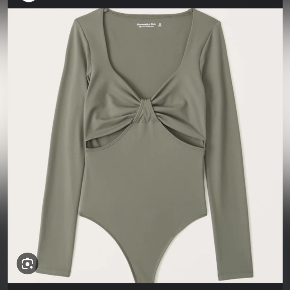 A&F Seamless Cutout Bodysuit NWT